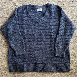 GAP Blue V-Neck 100% Cotton Sweater